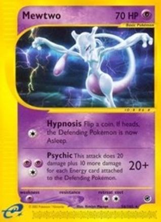 Mewtwo (56) (56) 056  - Reverse Holofoil Expedition - Rare