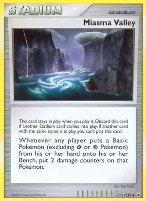 Miasma Valley 111  - Reverse Holofoil Platinum - Uncommon