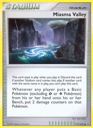 Miasma Valley 111  - Reverse Holofoil Platinum - Uncommon