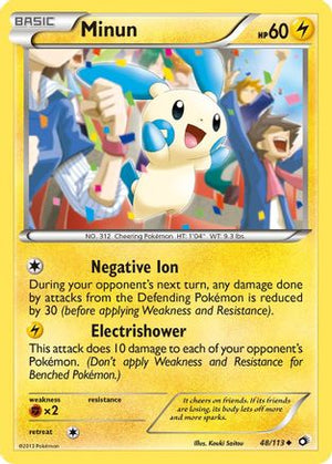 Minun 048/113  Legendary Treasures - Uncommon