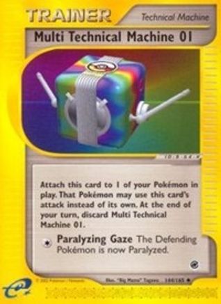 Multi Technical Machine 01 144  - Reverse Holofoil Expedition - Uncommon