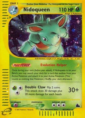 Nidoqueen (H21) (H21) H21  - Holofoil Skyridge - Holo Rare