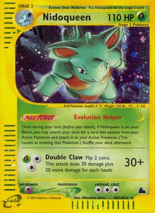 Nidoqueen (H21) (H21) H21  - Holofoil Skyridge - Holo Rare