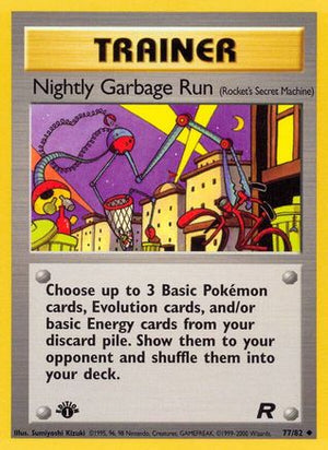 Nightly Garbage Run (Rocket's Secret Machine) 77/82  - 1st Edition Team Rocket - Uncommon