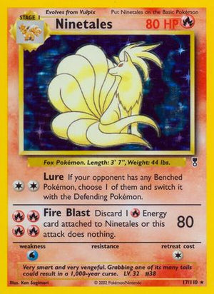 Ninetales 17/110  - Reverse Holofoil Legendary Collection - Holo Rare