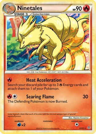 Ninetales 020  Unleashed - Rare