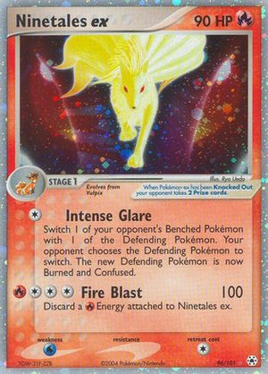 Ninetales ex 096  - Holofoil Hidden Legends - Ultra Rare
