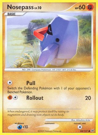 Nosepass 084  - Reverse Holofoil Platinum - Common