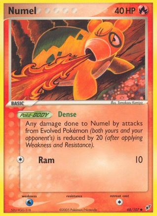 Numel 068/107  Deoxys - Common