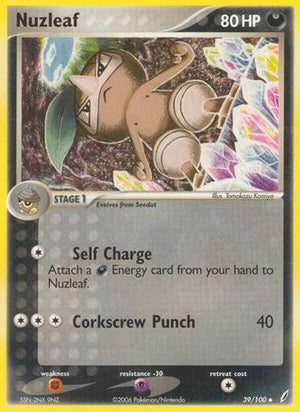Nuzleaf 039/100  - Reverse Holofoil Crystal Guardians - Uncommon