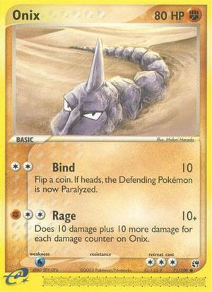 Onix 071/100  - Reverse Holofoil Sandstorm - Common