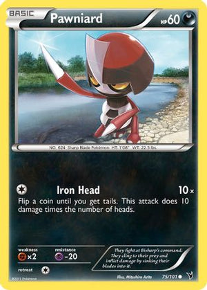 Pawniard (75) (75) 075  - Reverse Holofoil Noble Victories - Common