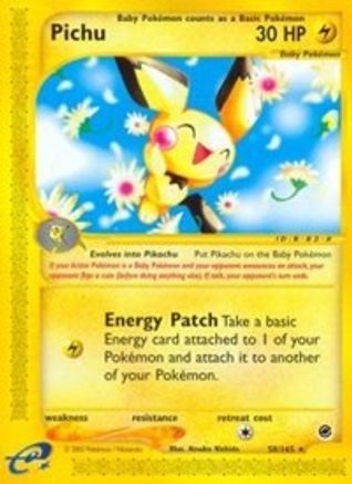 Pichu (58) (58) 058  Expedition - Rare