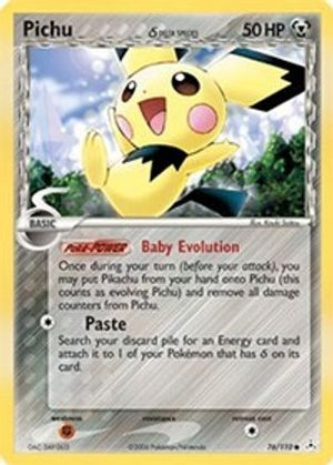 Pichu (Delta Species) 076/110  Holon Phantoms - Common
