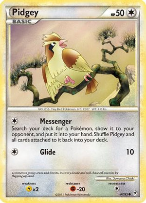 Pidgey 067/95  - Reverse Holofoil Call of Legends - Common
