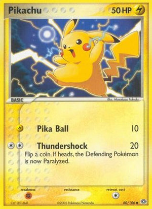 Pikachu 060/106  Emerald - Common