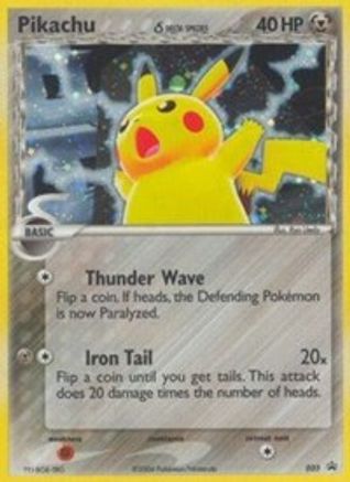 Pikachu (Delta Species) (Delta Species) - 035  035/40  - Holofoil Nintendo Promos - Promo