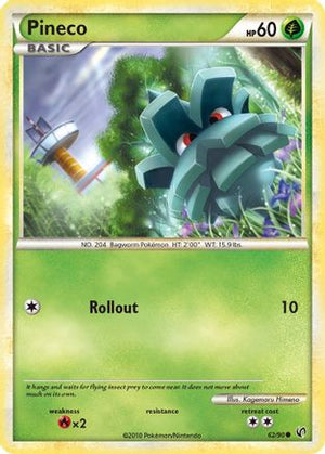 Pineco (62) (62) 062  - Reverse Holofoil Undaunted - Common