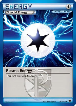 Plasma Energy (Team Plasma) 091/101  - Reverse Holofoil Plasma Blast - Uncommon