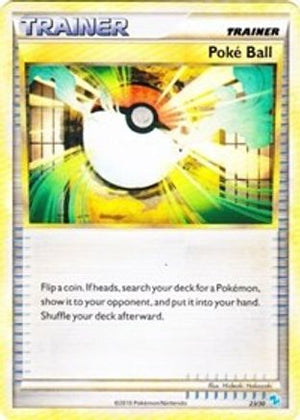 Poke Ball (Gyarados) 023  HGSS Trainer Kit Gyarados & Raichu - Common