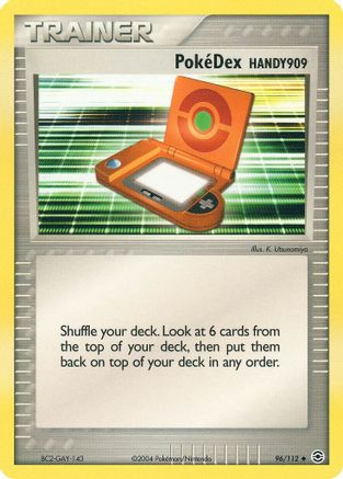 PokeDex (HANDY909) 096  - Reverse Holofoil FireRed & LeafGreen - Uncommon
