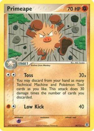 Primeape 028/112  FireRed & LeafGreen - Rare