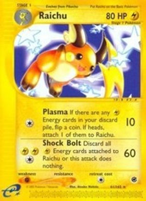 Raichu (61) (61) 061/165  Expedition - Rare