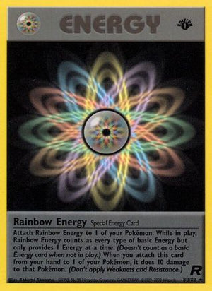 Rainbow Energy 80/82  - 1st Edition Team Rocket - Rare
