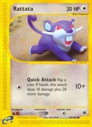 Rattata 128/165  Expedition - Common
