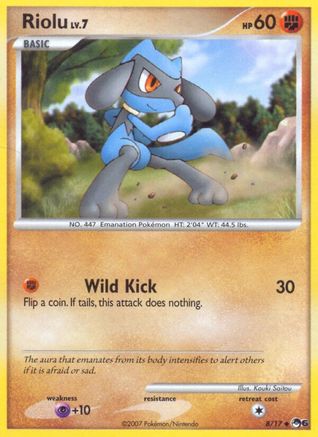 Riolu 008  POP Series 6 - Uncommon