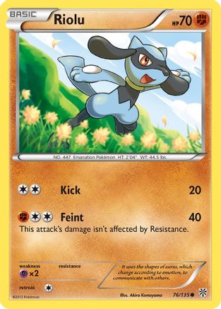 Riolu (76) (76) 076  Plasma Storm - Common