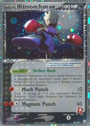 Rocket's Hitmonchan ex 098  - Holofoil Team Rocket Returns - Ultra Rare
