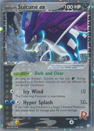 Rocket's Suicune ex 105  Team Rocket Returns - Ultra Rare