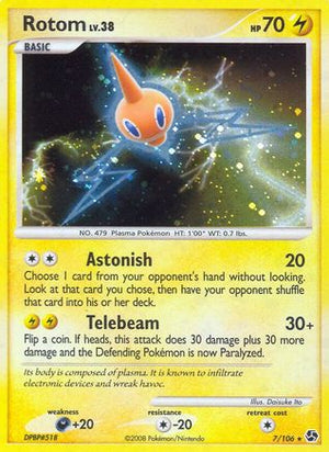 Rotom 007  - Reverse Holofoil Great Encounters - Holo Rare