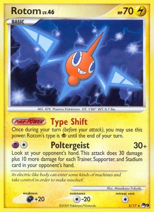 Rotom 005  POP Series 9 - Rare