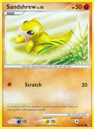 Sandshrew 124  - Reverse Holofoil Supreme Victors - Common
