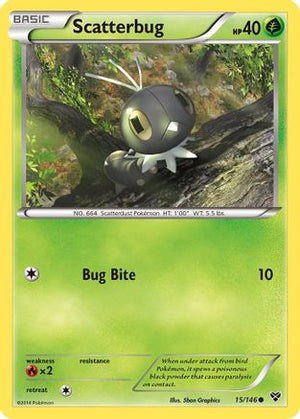 Scatterbug 015  - Reverse Holofoil XY Base Set - Common