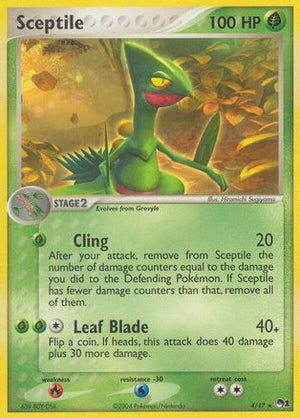 Sceptile 004  - Holofoil POP Series 1 - Rare