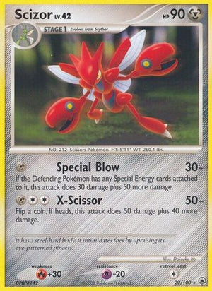 Scizor 029  - Reverse Holofoil Majestic Dawn - Rare