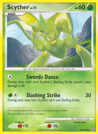 Scyther 049/100  Stormfront - Uncommon