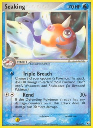 Seaking 024  - Reverse Holofoil Deoxys - Rare