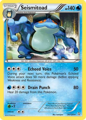 Seismitoad 036  Dragons Exalted - Rare