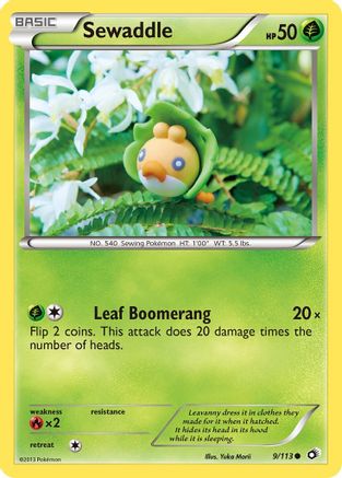 Sewaddle (9) (9) 009/113  Legendary Treasures - Common