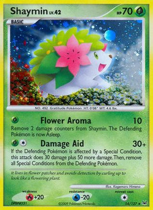 Shaymin (14) (14) 014  - Holofoil Platinum - Holo Rare