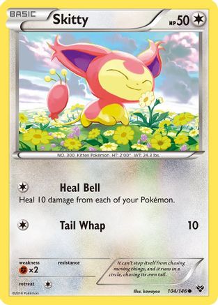Skitty 104/146  XY Base Set - Common