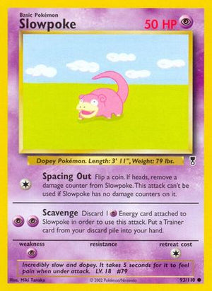 Slowpoke 093/110  - Reverse Holofoil Legendary Collection - Common