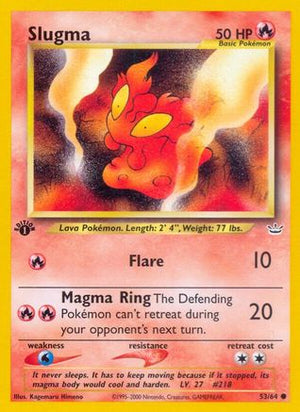 Slugma 053/64  - 1st Edition Neo Revelation - Common