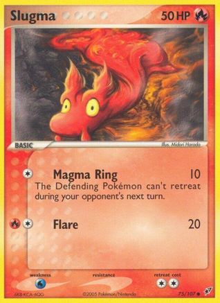 Slugma 075/107  Deoxys - Common