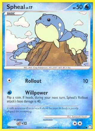 Spheal 102/123  Mysterious Treasures - Common
