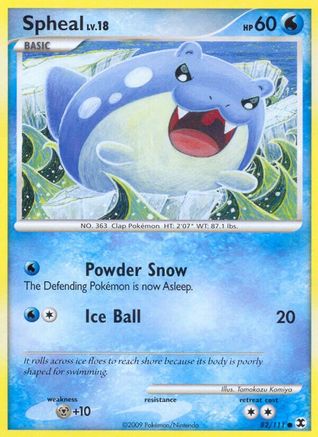 Spheal 082/111  Rising Rivals - Common